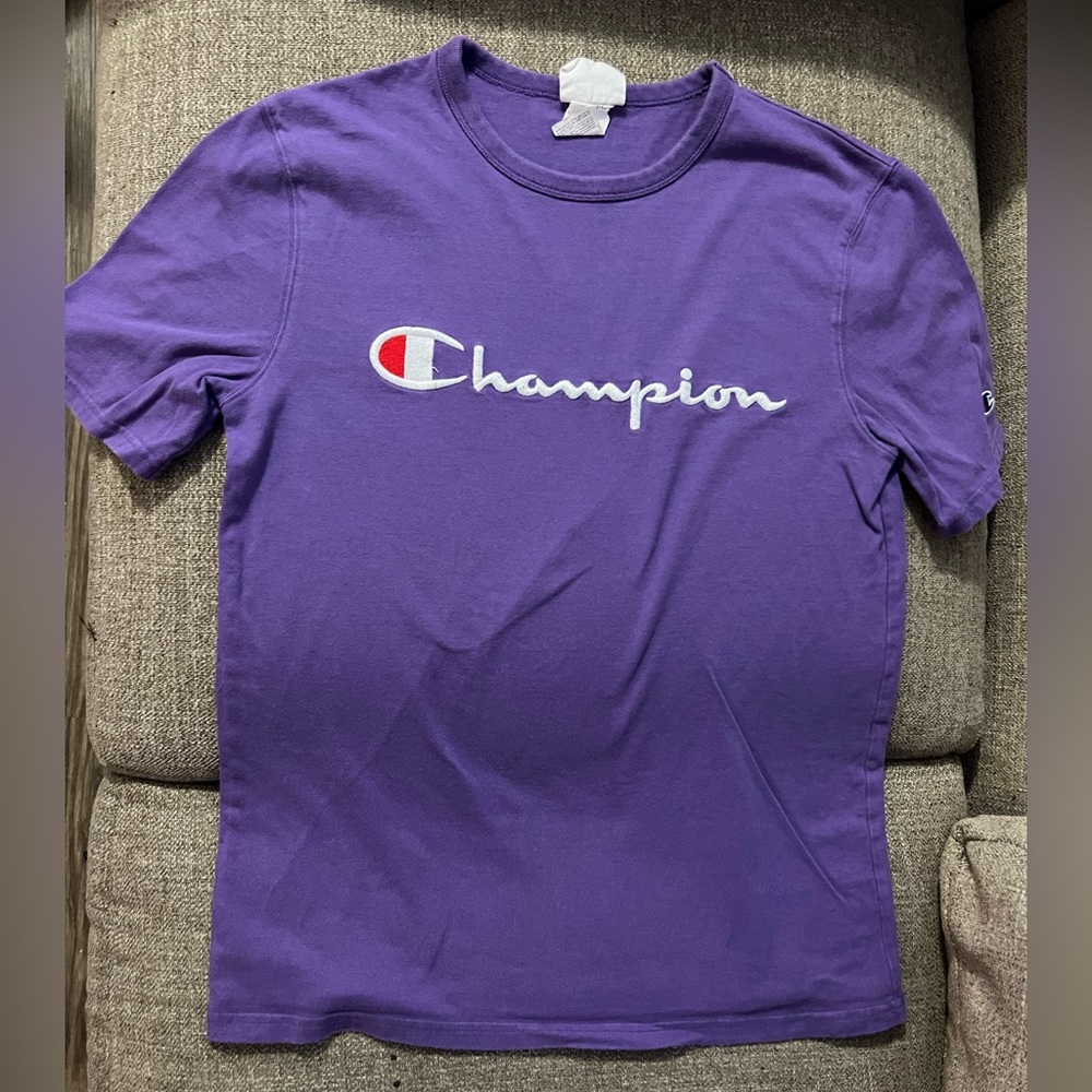 Mens medium purple champion t-shirt